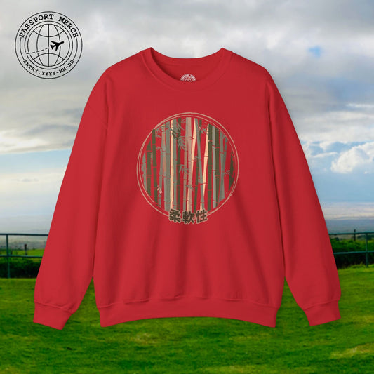 Japanese Jūnansei (Flexibility) Bamboo Crewneck