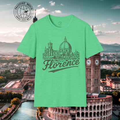 Monochrome Dreams of Florence, Italy T-Shirt