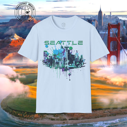 Abstract Space Needle, Seattle Washington T-Shirt