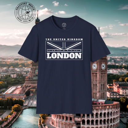 GPS Flag London England, UK T-Shirt