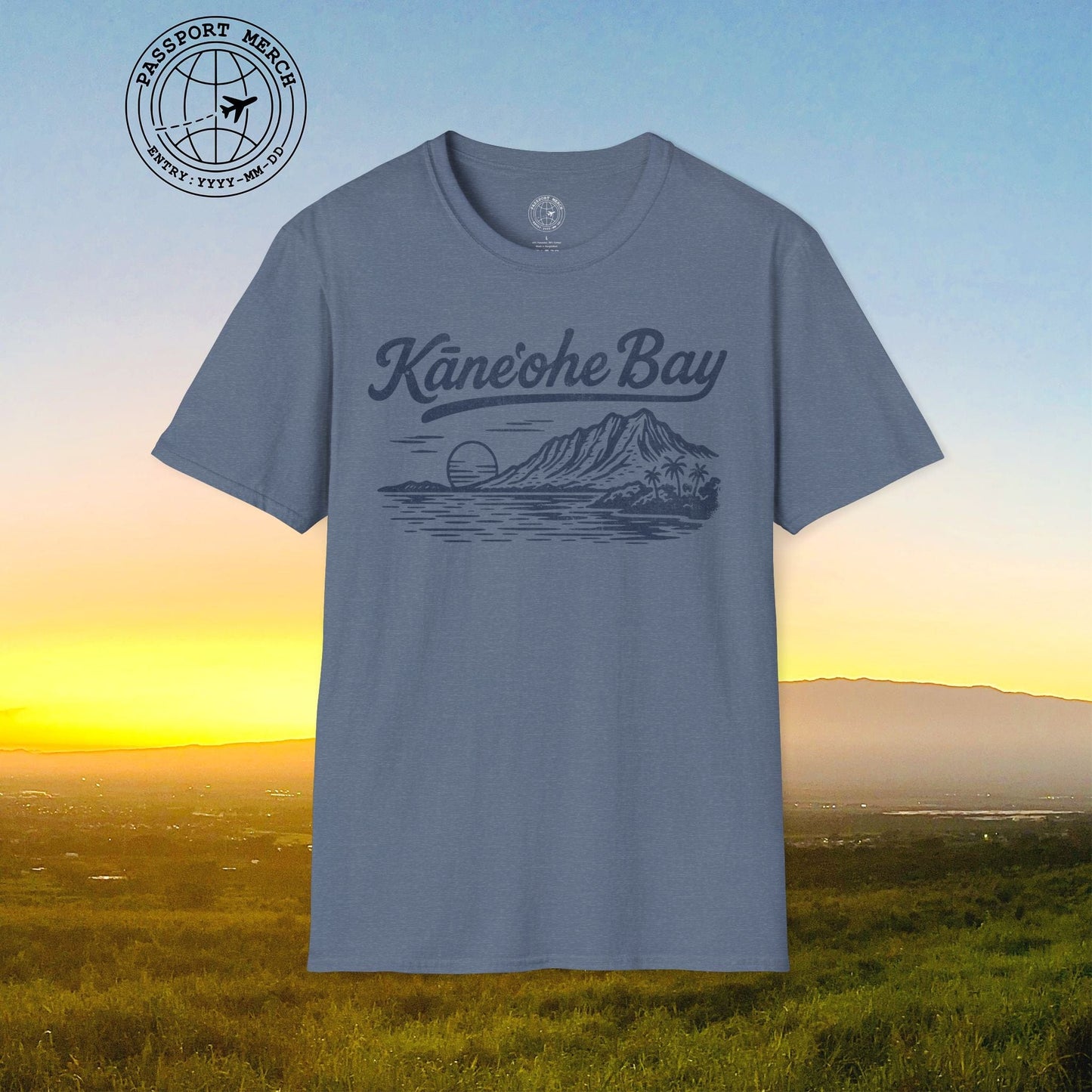 Kaneohe Bay Vintage Monochrome, Hawaii T-Shirt