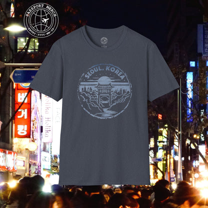 Vintage Badge, Seoul Korea T-Shirt