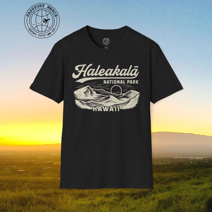Haleakala National Park Vintage Monochrome, Hawaii T-Shirt