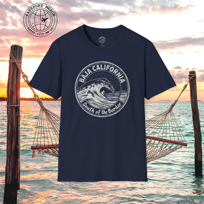 Surf South of the Border, Baja California, Mexico T-Shirt
