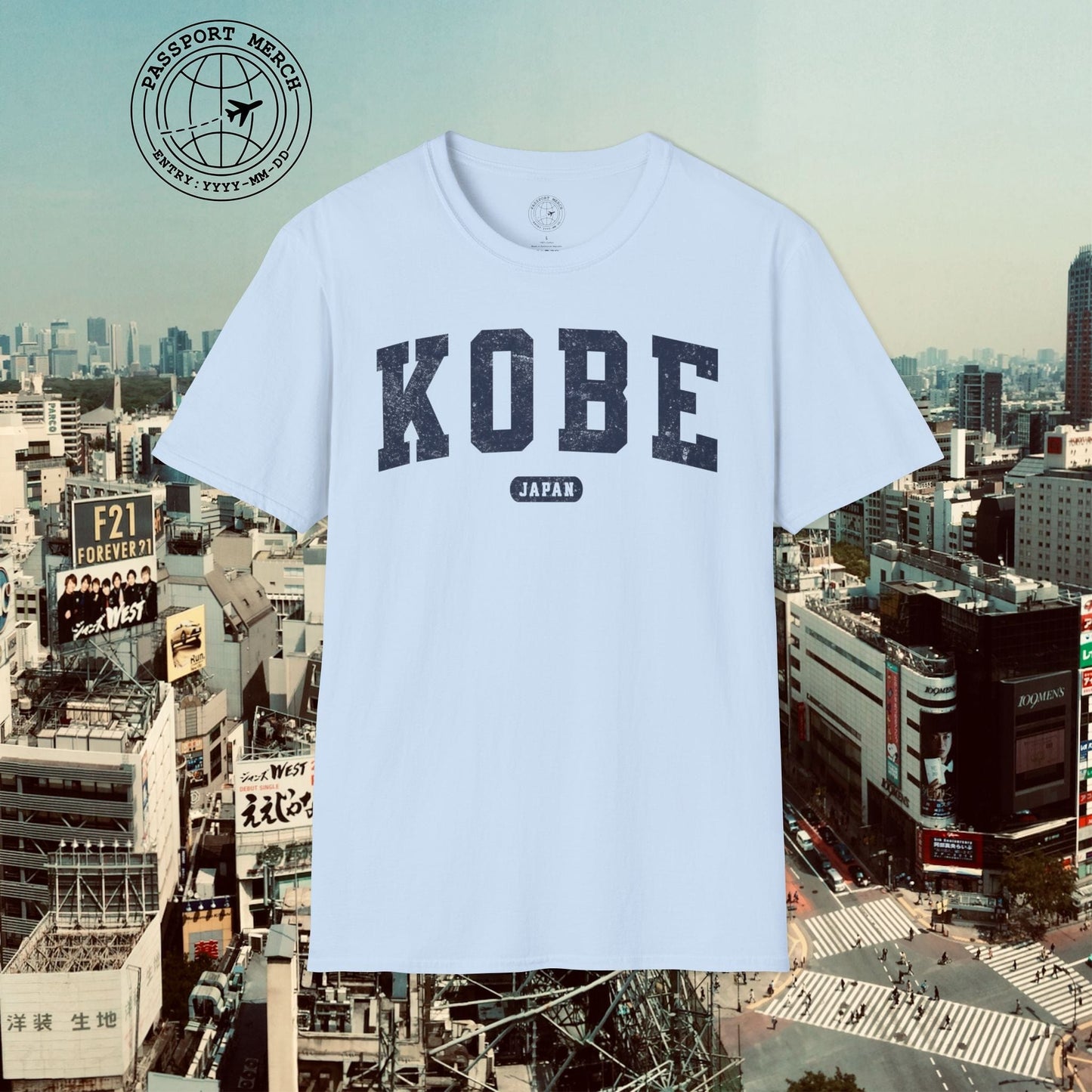 Classic Athletic (Bucket List Edition), Kobe, Japan T-Shirt