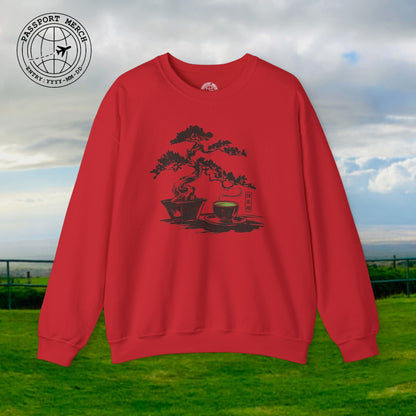Vintage Matcha Zen, Japan Crewneck