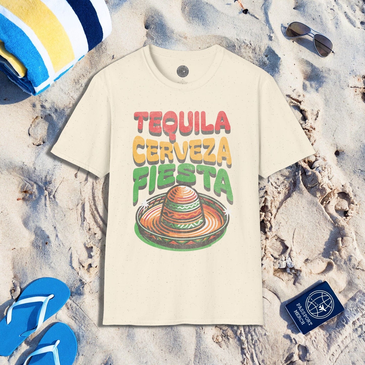 Tequila Cerveza Fiesta Mexico T-Shirt