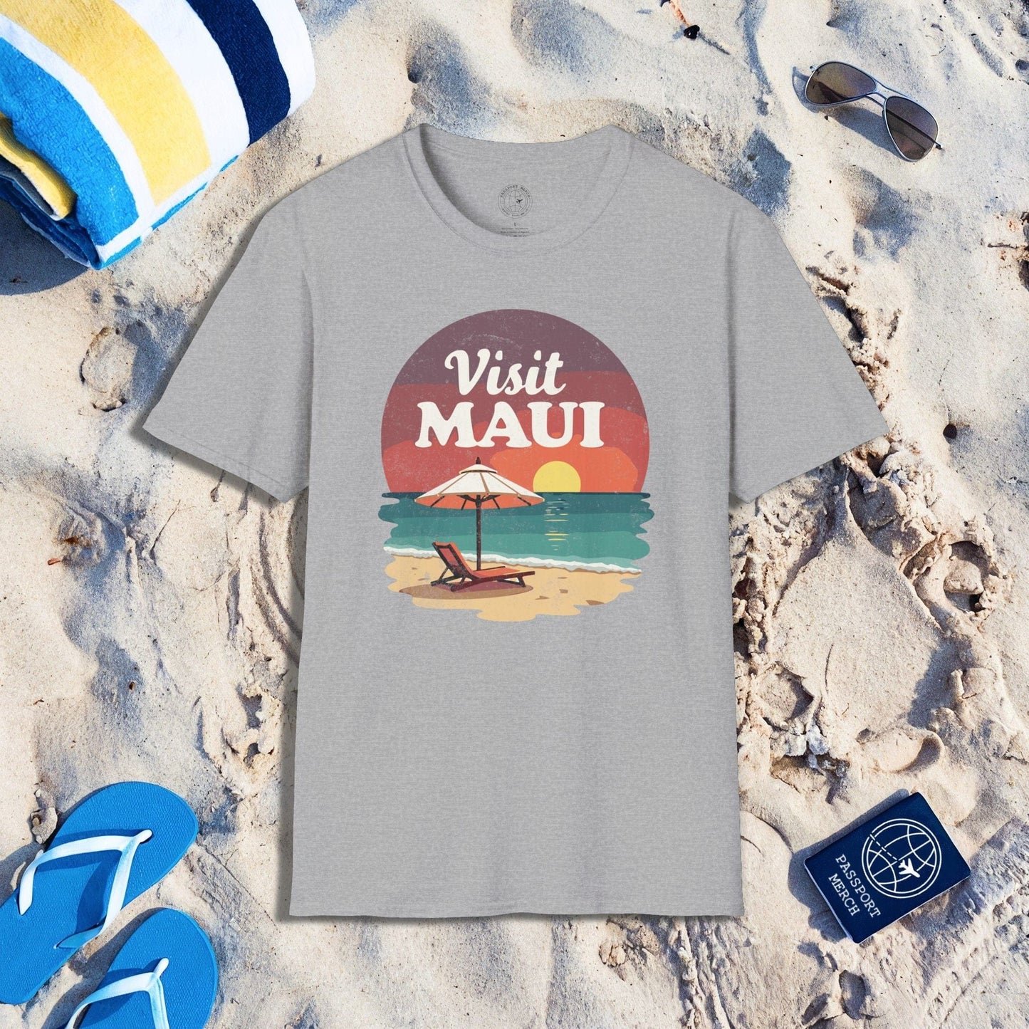 Retro Visit Maui Hawaii T-Shirt