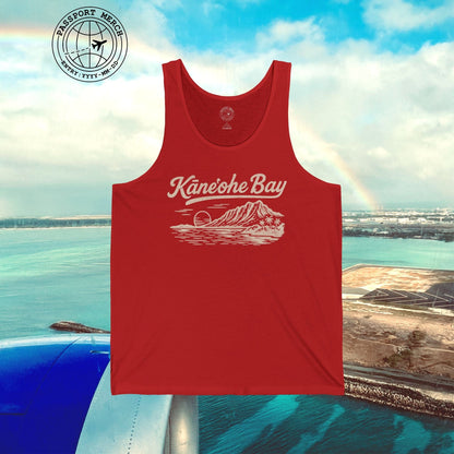 Kaneohe Bay Vintage Monochrome, Hawaii Tank Top