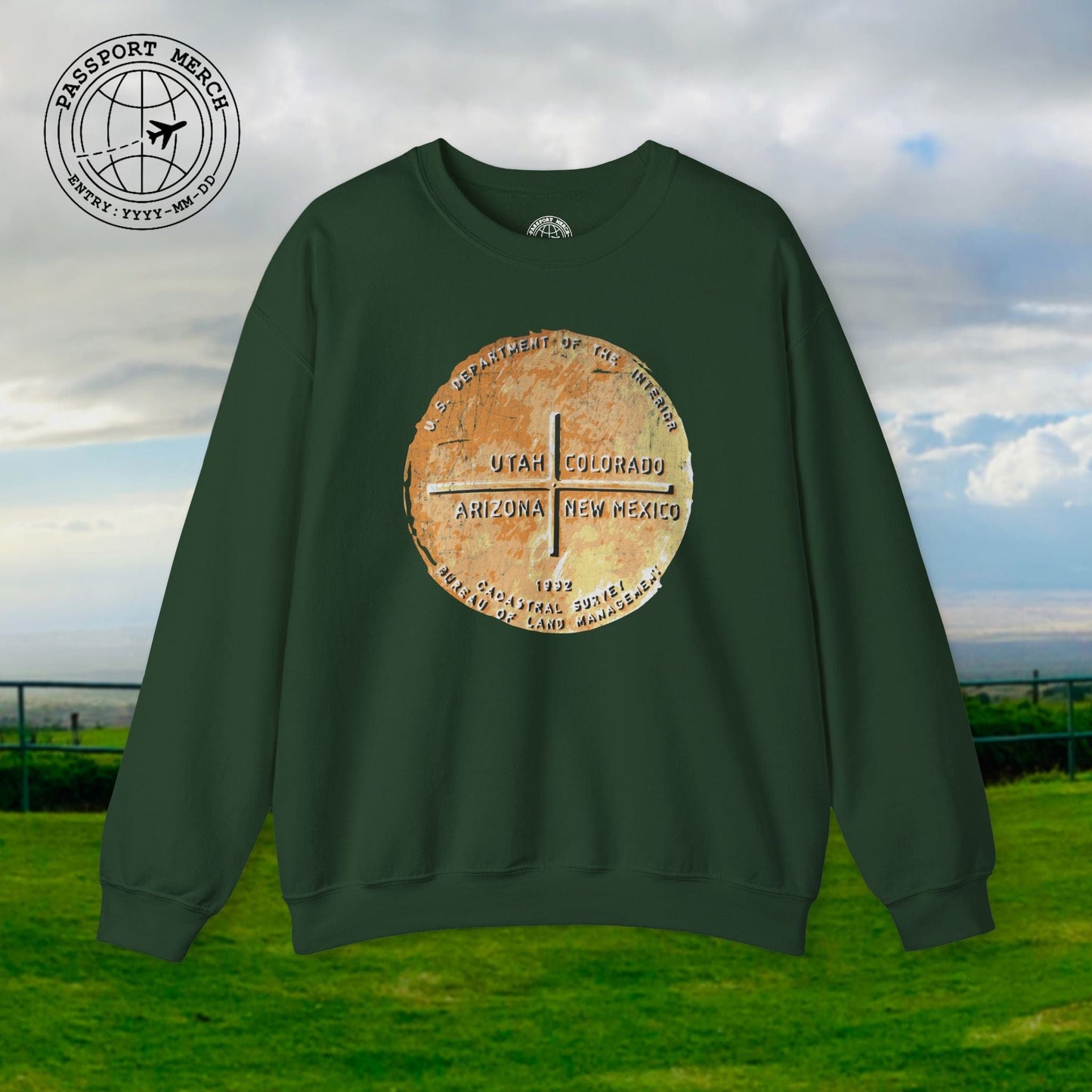 Four Corners - Utah, Colorado, Arizona, New Mexico Crewneck