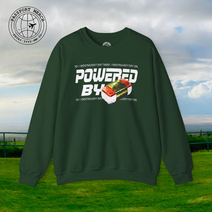 Powered By Musubi, Hawaii Crewneck