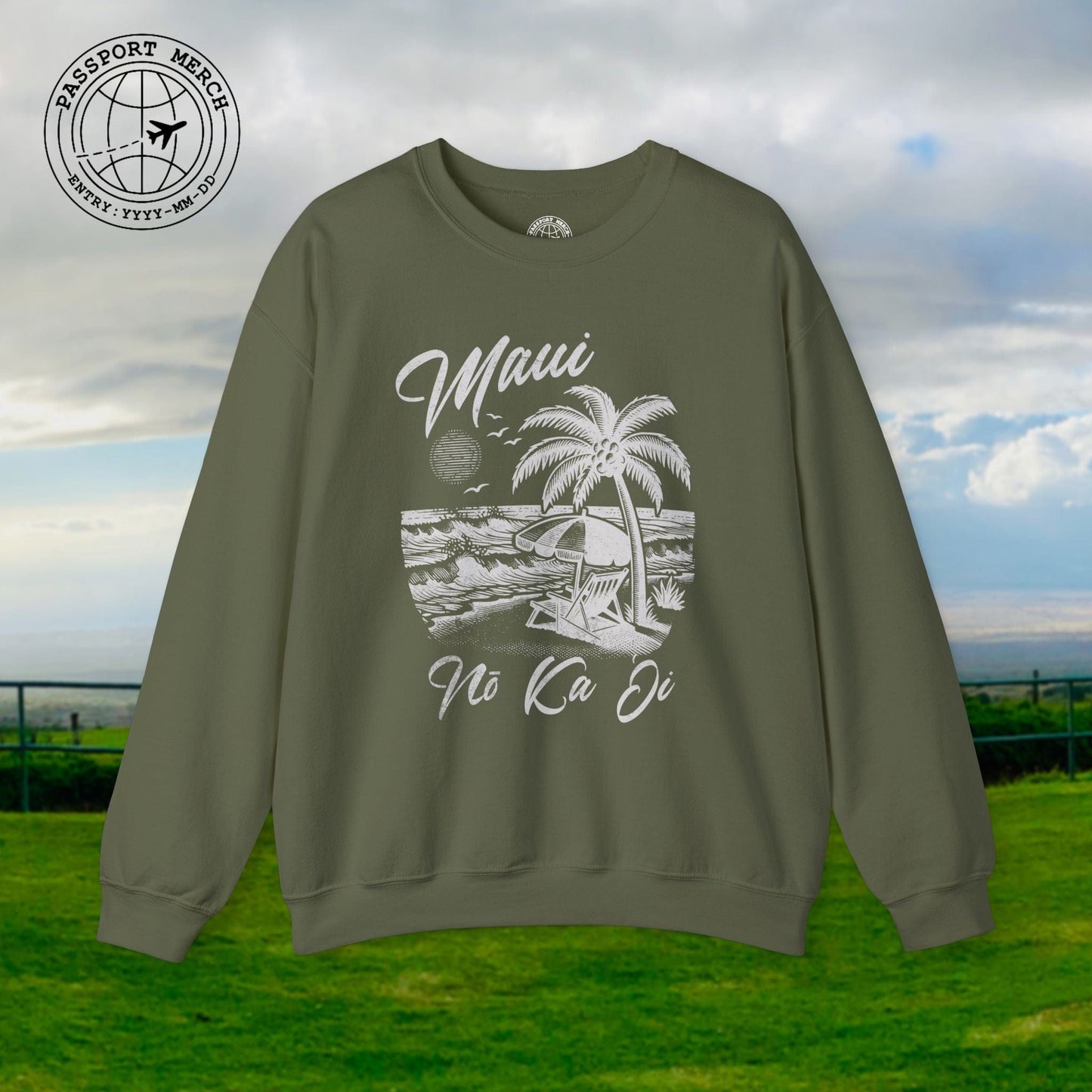 Maui No Ka Oi Hawaii Crewneck