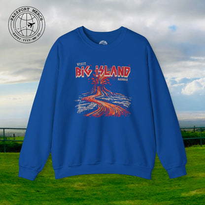 Vintage Visit Big Island, Hawaii Crewneck