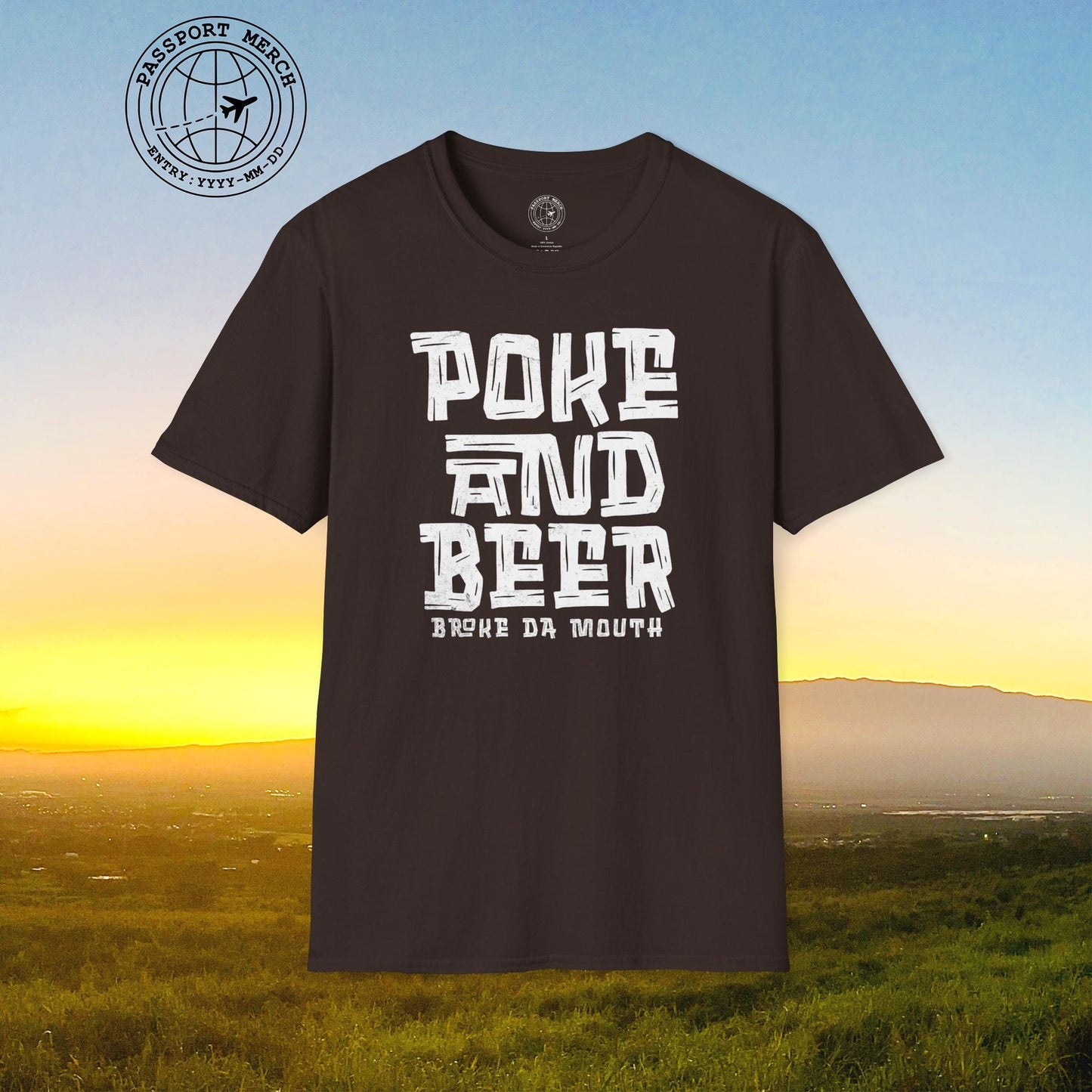 Poke and Beer, Hawaii T-Shirt