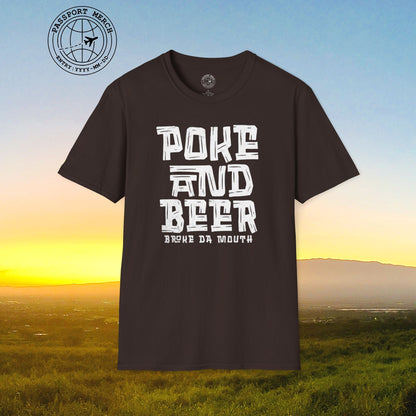Poke and Beer, Hawaii T-Shirt