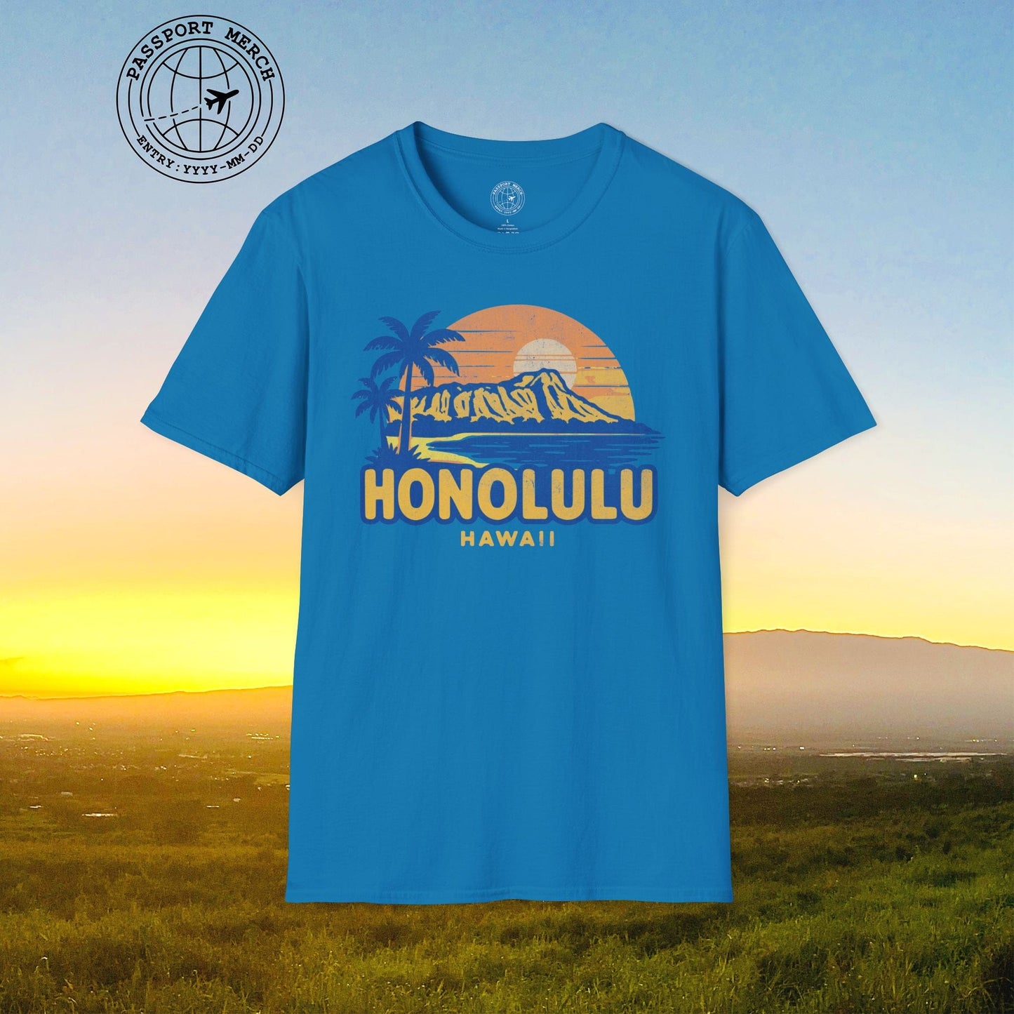 Honolulu, Oahu, Hawaii - 80's Vintage T-Shirt