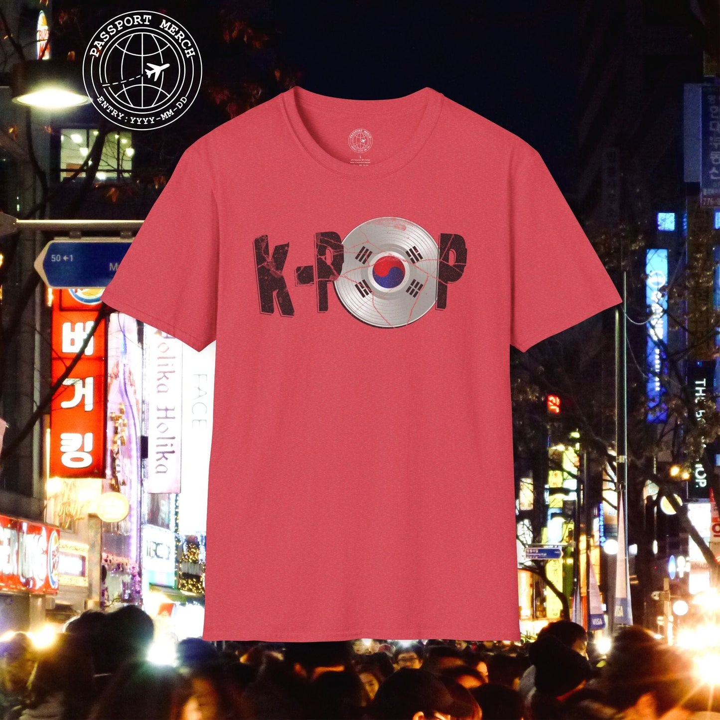 K-POP Vinyl, Korea T-Shirt