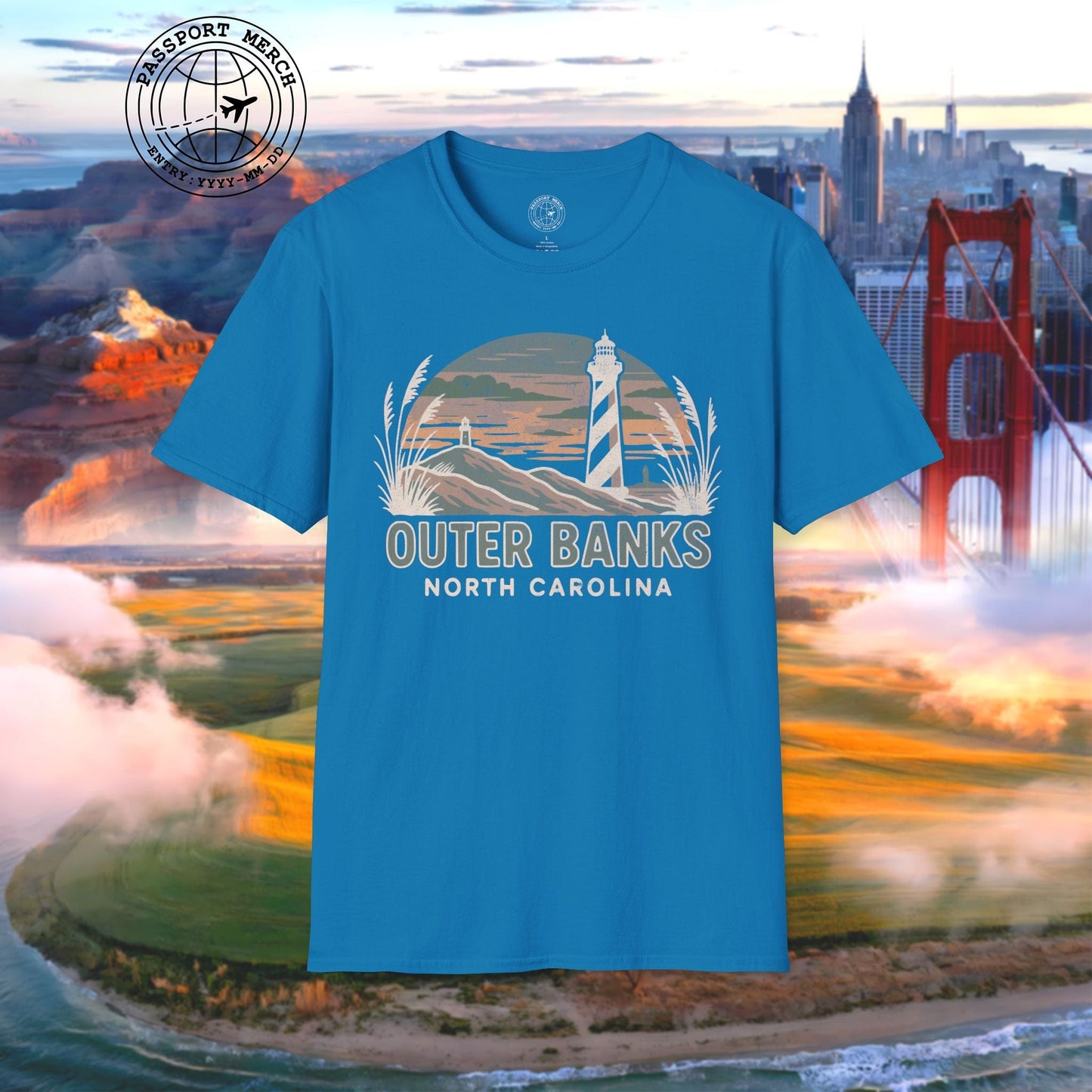 Outer Banks, North Carolina - 80's Vintage T-Shirt