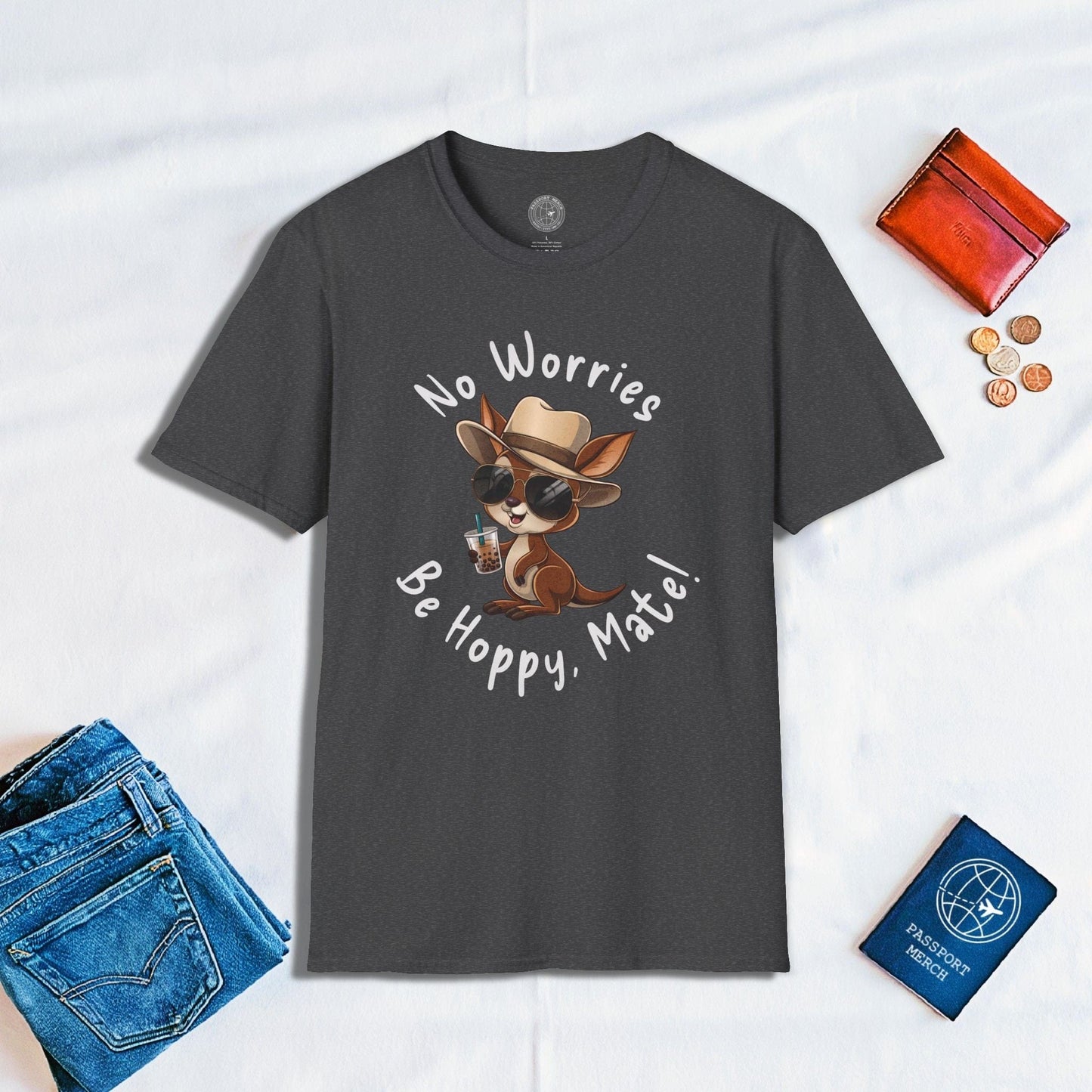 No Worries, Be Hoppy, Mate! Australia T-Shirt