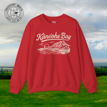 Kaneohe Bay Vintage Monochrome, Hawaii Crewneck