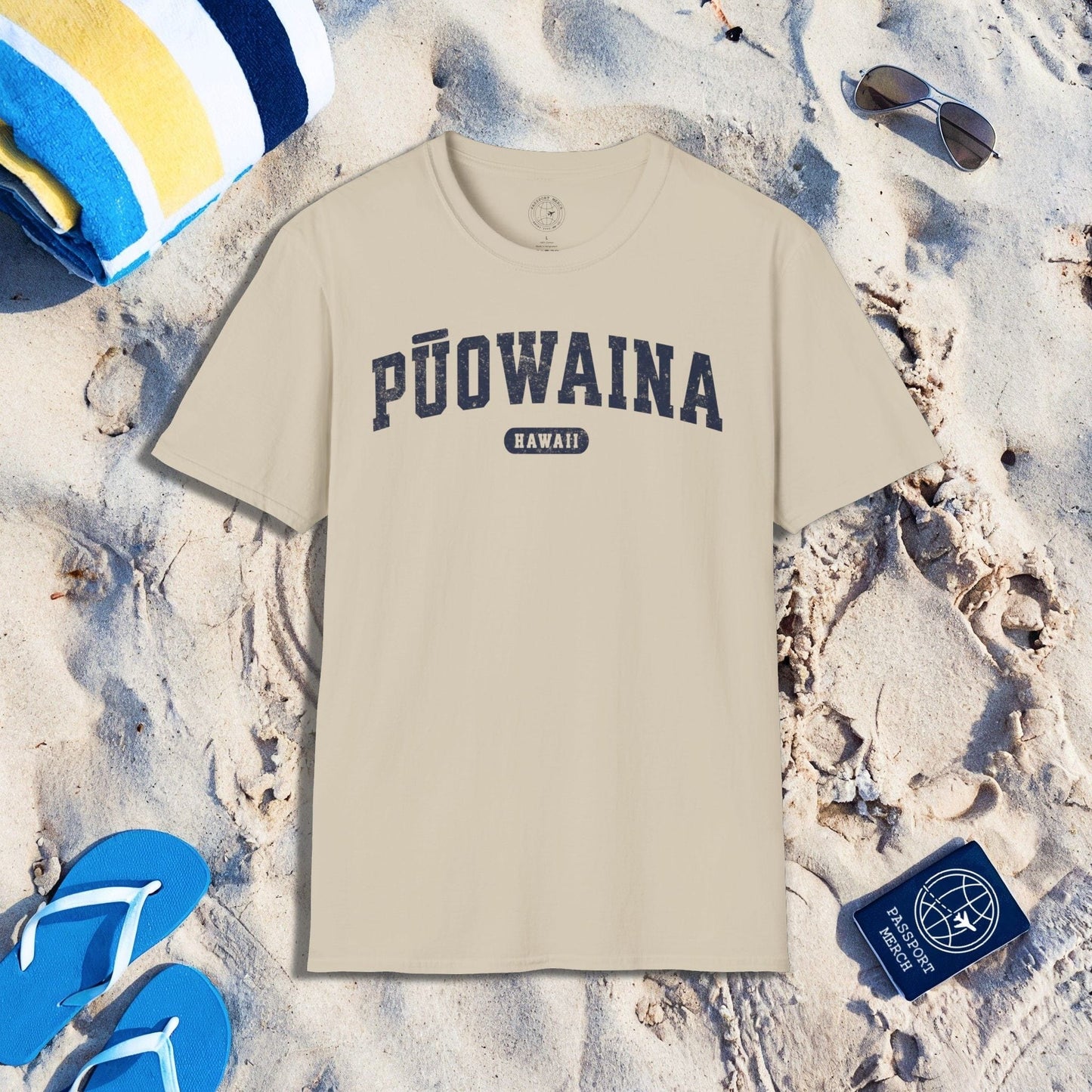 Classic Athletic, Puowaina, Hawaii (Fan Service) T-Shirt