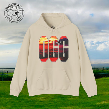 Airport Window Kahului Maui Hawaii OGG Hoodie