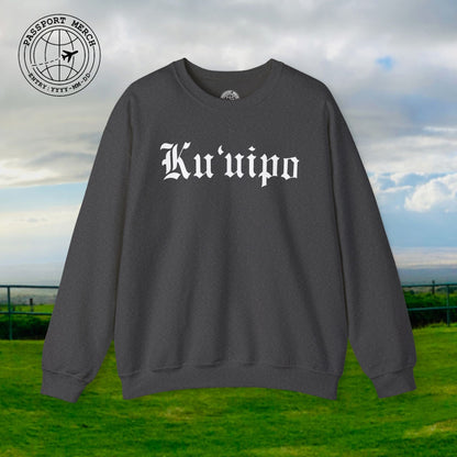 Black and White Ku'uipo (Hawaiian Jewelry Style) Crewneck