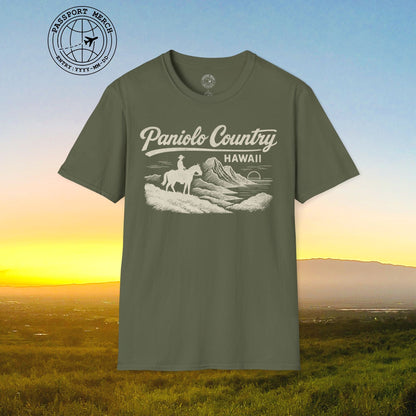 Paniolo Country Vintage Monochrome, Hawaii T-Shirt