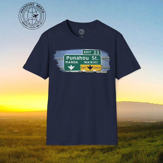 Signs of Wanderlust, Waikiki, Exit Only, Hawaii T-Shirt
