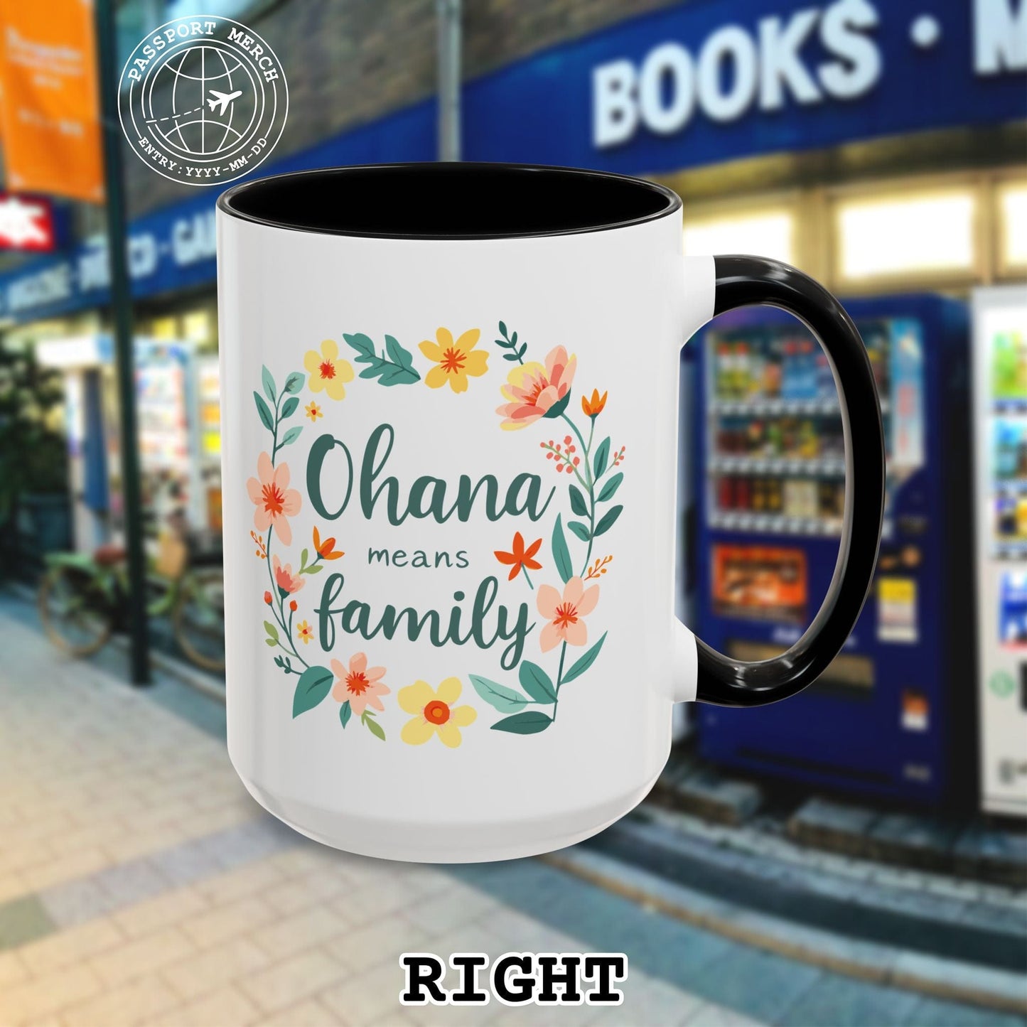 Ohana Means Family, Hawaii 15oz Mug