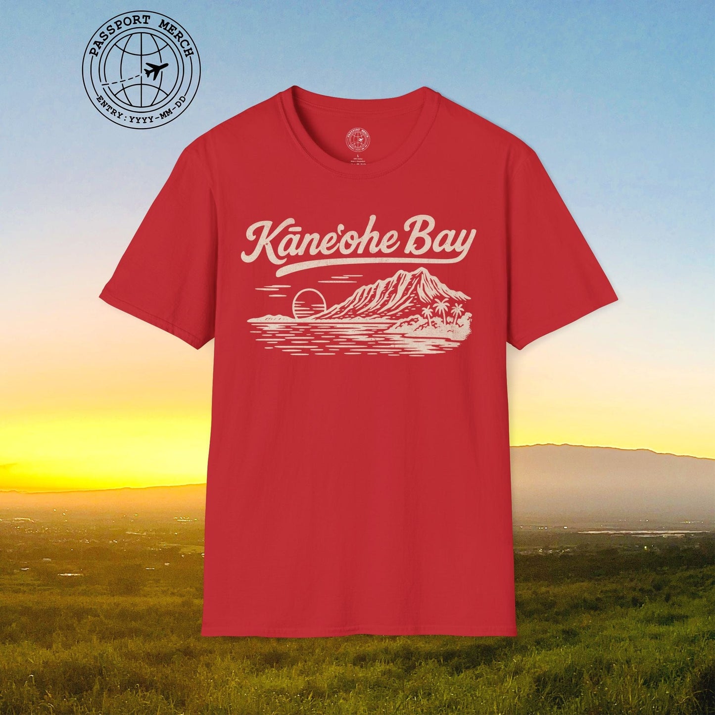 Kaneohe Bay Vintage Monochrome, Hawaii T-Shirt