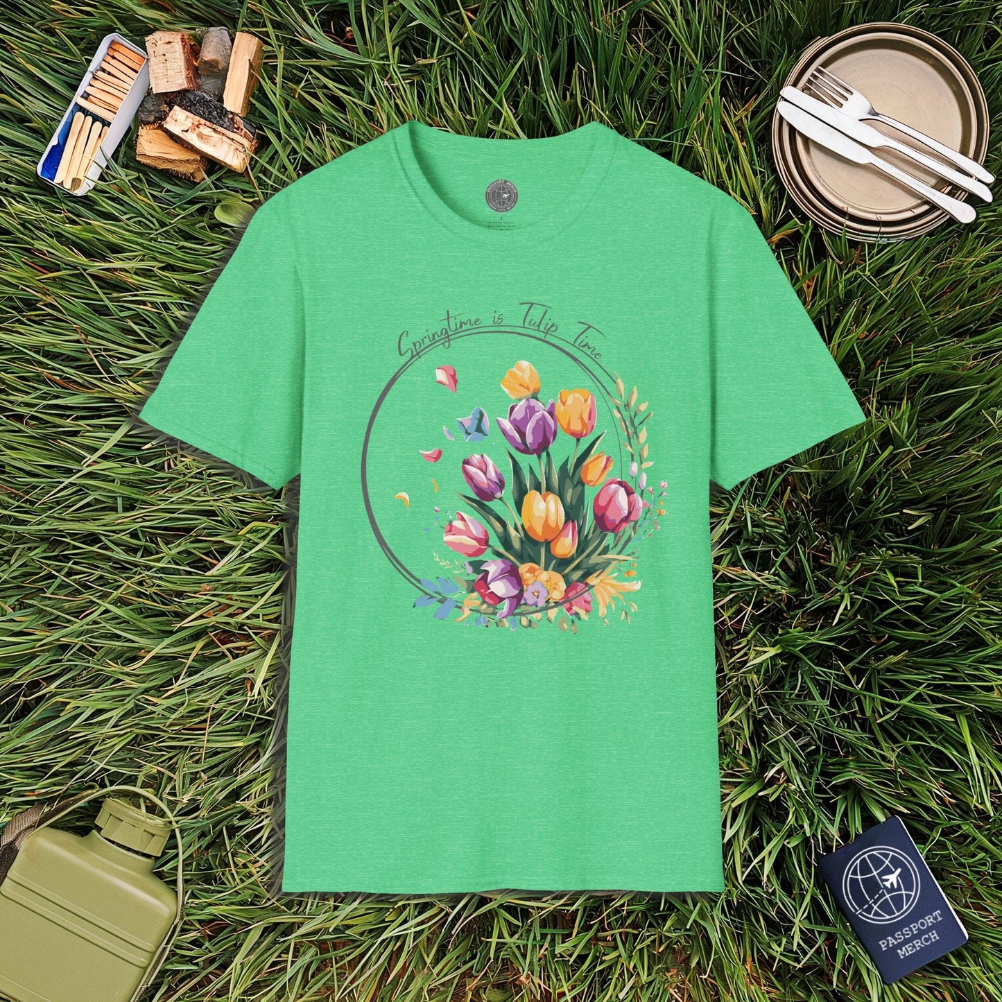 Springtime is Tulip Time in Holland T-Shirt