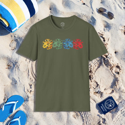 Neon Hibiscus, Hawaii T-Shirt