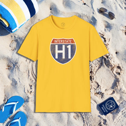 Signs of Wanderlust, Interstate H1, Hawaii T-Shirt