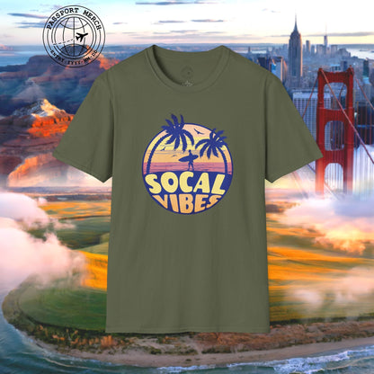 Retro SoCal Vibes, California T-Shirt