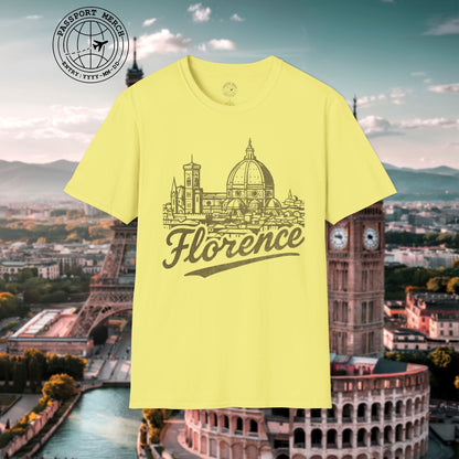 Monochrome Dreams of Florence, Italy T-Shirt