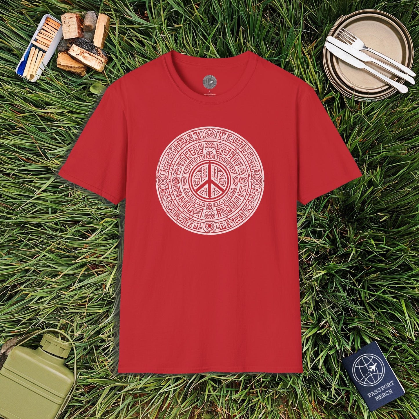 Aztec Peace Calendar Mexico T-Shirt