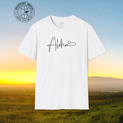 Aloha Heart Signature, Hawaii T-Shirt