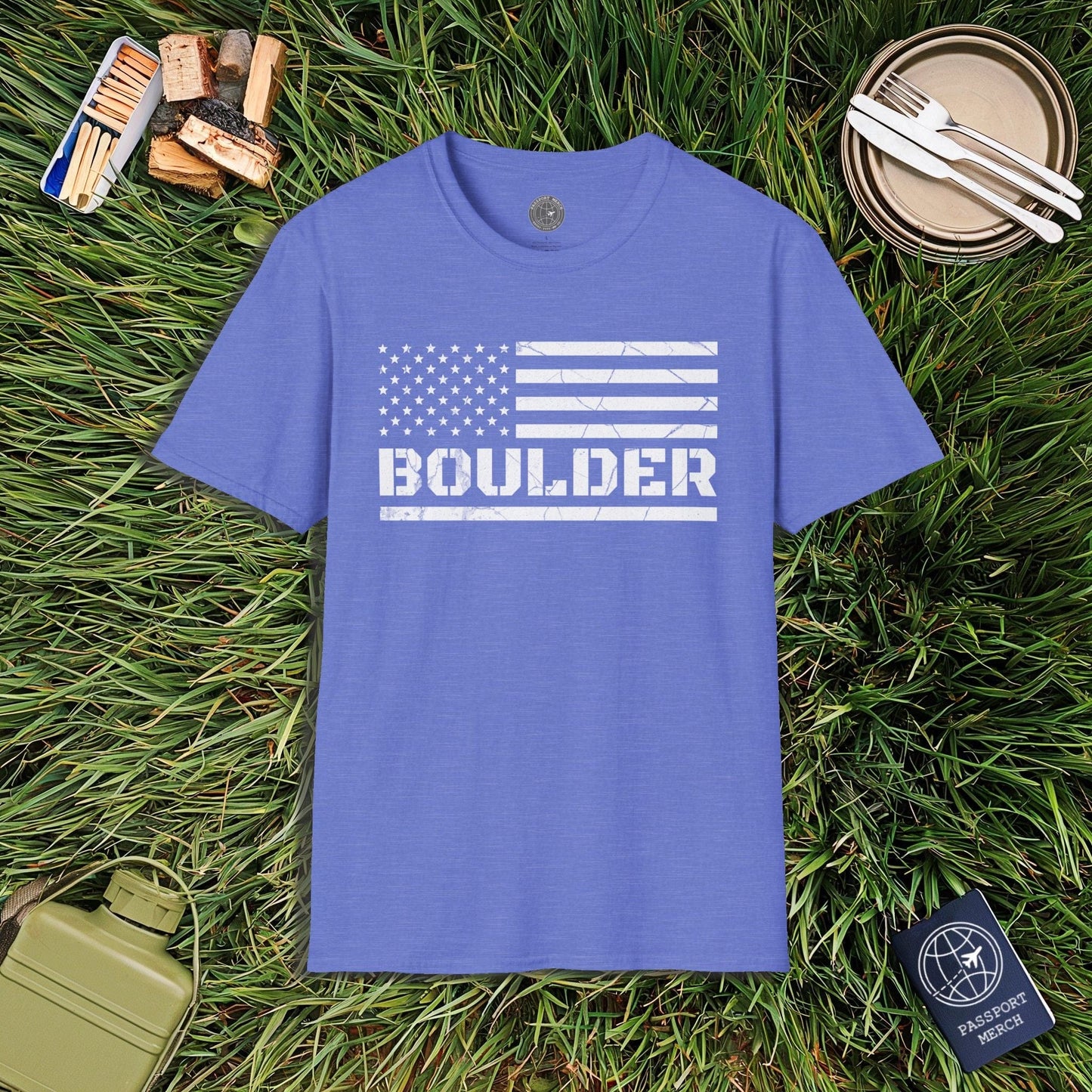 Boulder Stars & Stripes, Colorado T-Shirt