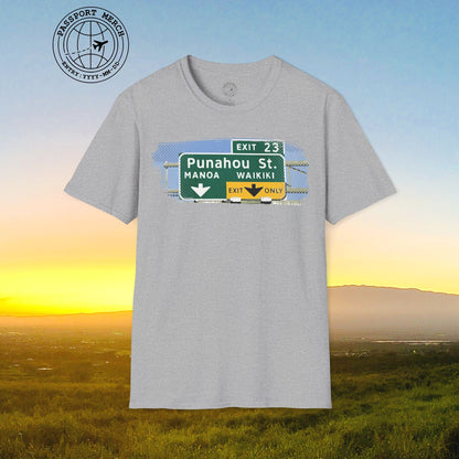 Signs of Wanderlust, Waikiki, Exit Only, Hawaii T-Shirt