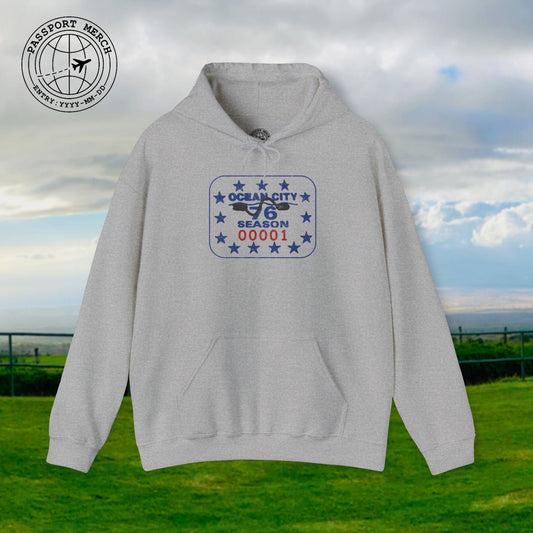 Vintage Ocean City 1976 Beach Tag, New Jersey Hoodie