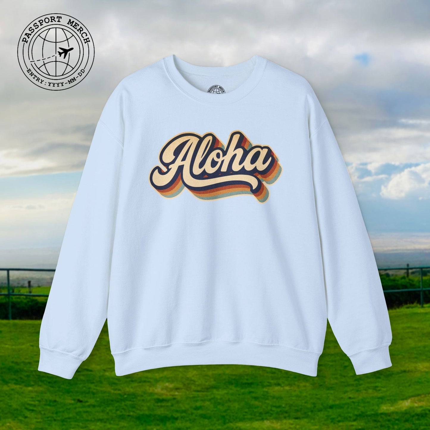 Classic 70s, Aloha, Hawaii Crewneck