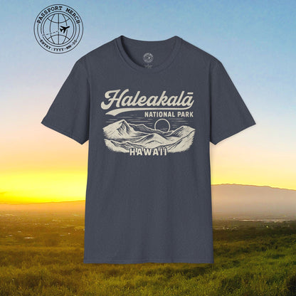 Haleakala National Park Vintage Monochrome, Hawaii T-Shirt