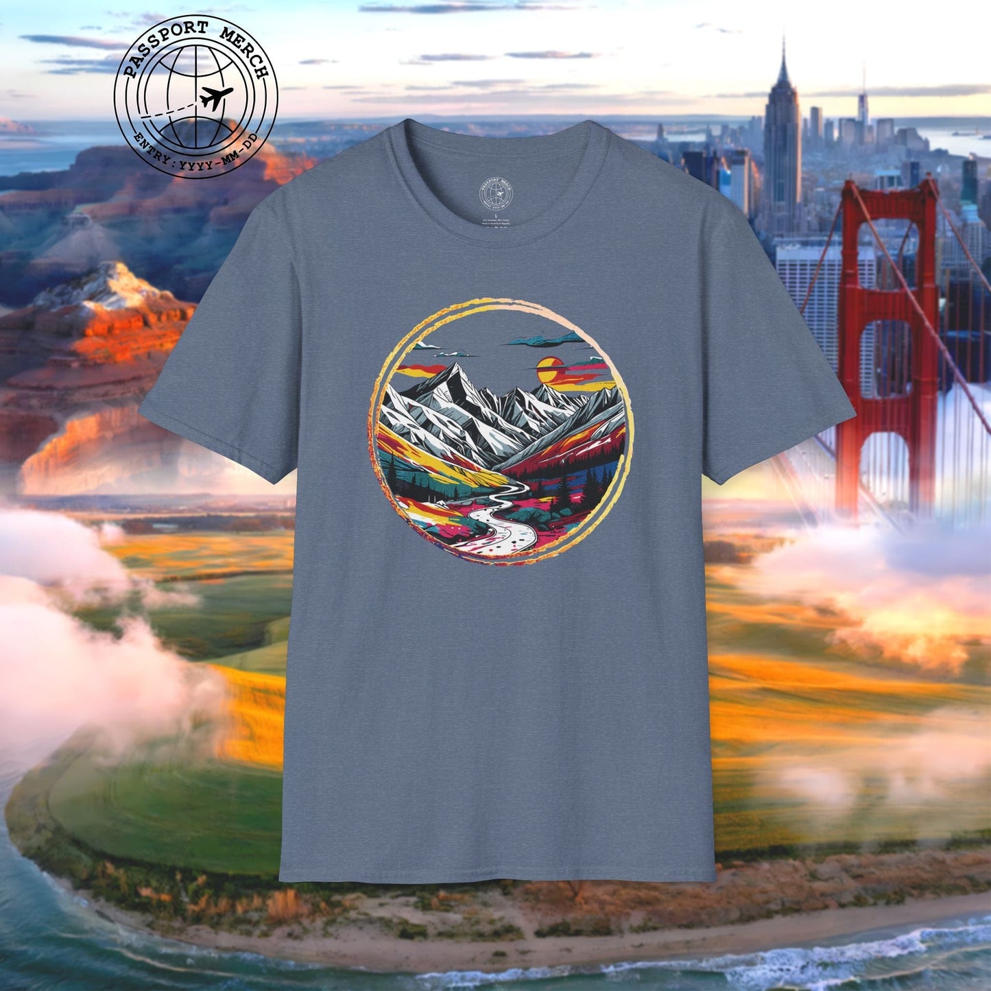 Modern Alpine Wanderlust, Colorado T-Shirt