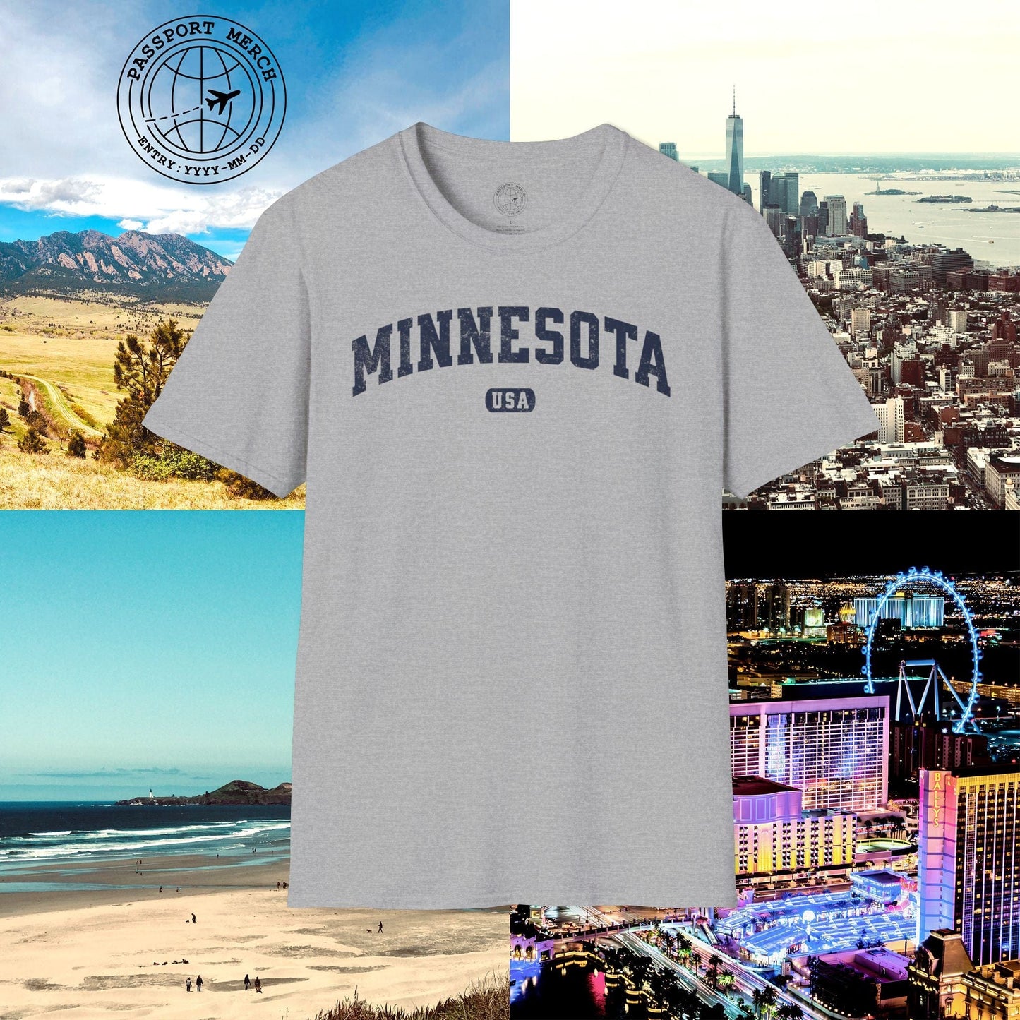 Classic Athletic, Minnesota (50 States Edition) T-Shirt