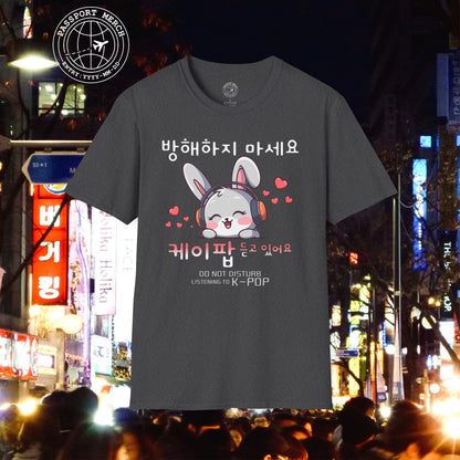 Do Not Disturb, Listening to K-Pop Korea T-Shirt