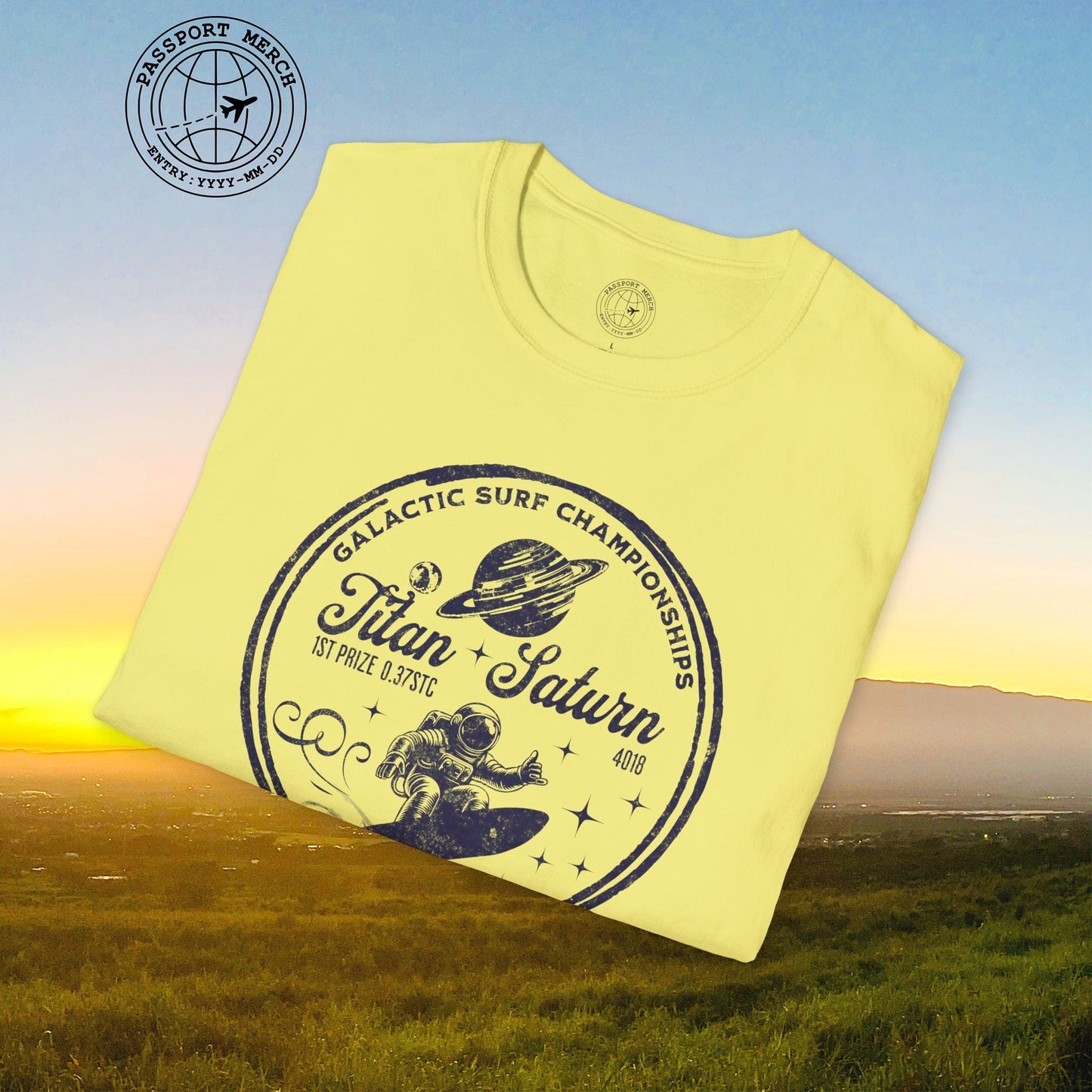 Surfing Astronaut, Hawaii T-Shirt