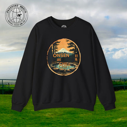 Onsen and Chill, Japan Crewneck