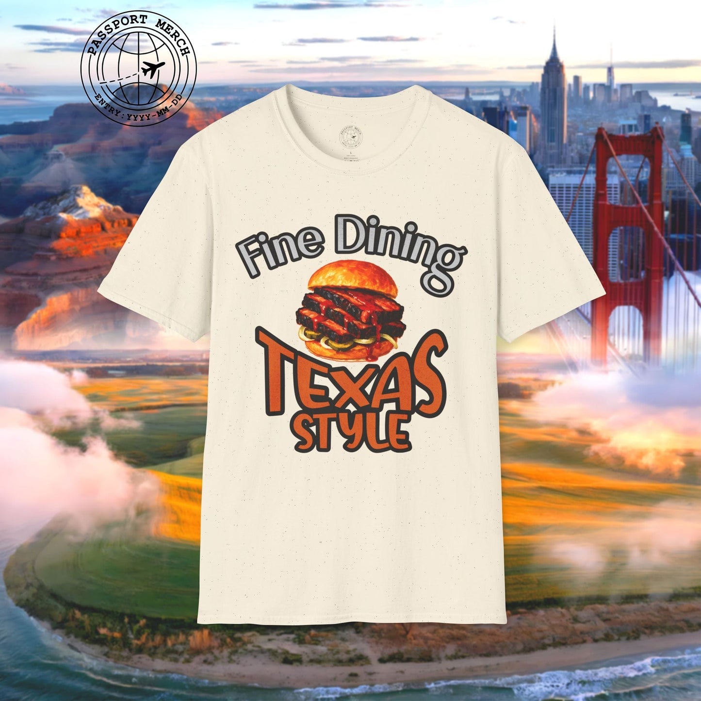 BBQ Brisket Fine Dining Texas Style T-Shirt