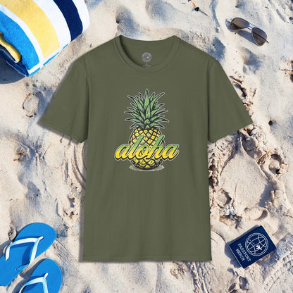 Maui Pineapple Aloha Hawaii T-Shirt